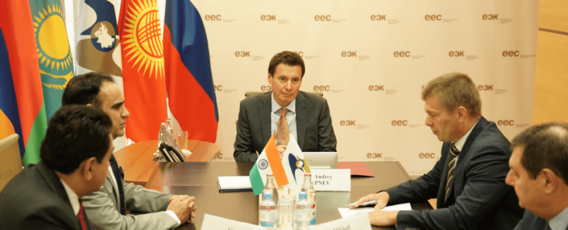 Андрей Слепнев встретился с руководителями переговорных групп по Соглашению о свободной торговле с Индией